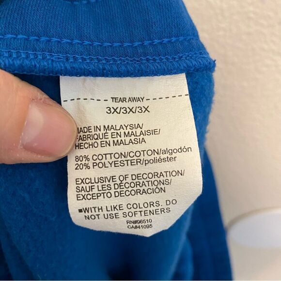 Under Armour Rival Fleece lined cotton Jogger sweat pants teal blue plus size 3X - Picture 8 of 13